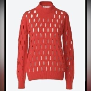 MERYLL ROGGE Cotton cutout Knit Small S